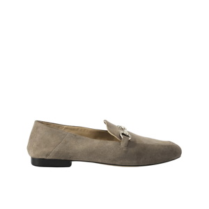 Mint Velvet Camille Neutral Suede Loafers
